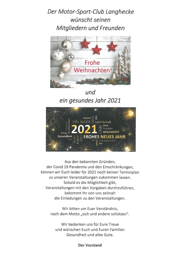 25 Guten Rutsch 2021 Motorsport Pictures